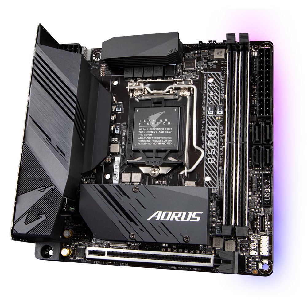 Bekijk afbeelding 3 van Gigabyte 1200 B560I AORUS PRO AX - 2xM.2/DP/HDMI/mini-ITX